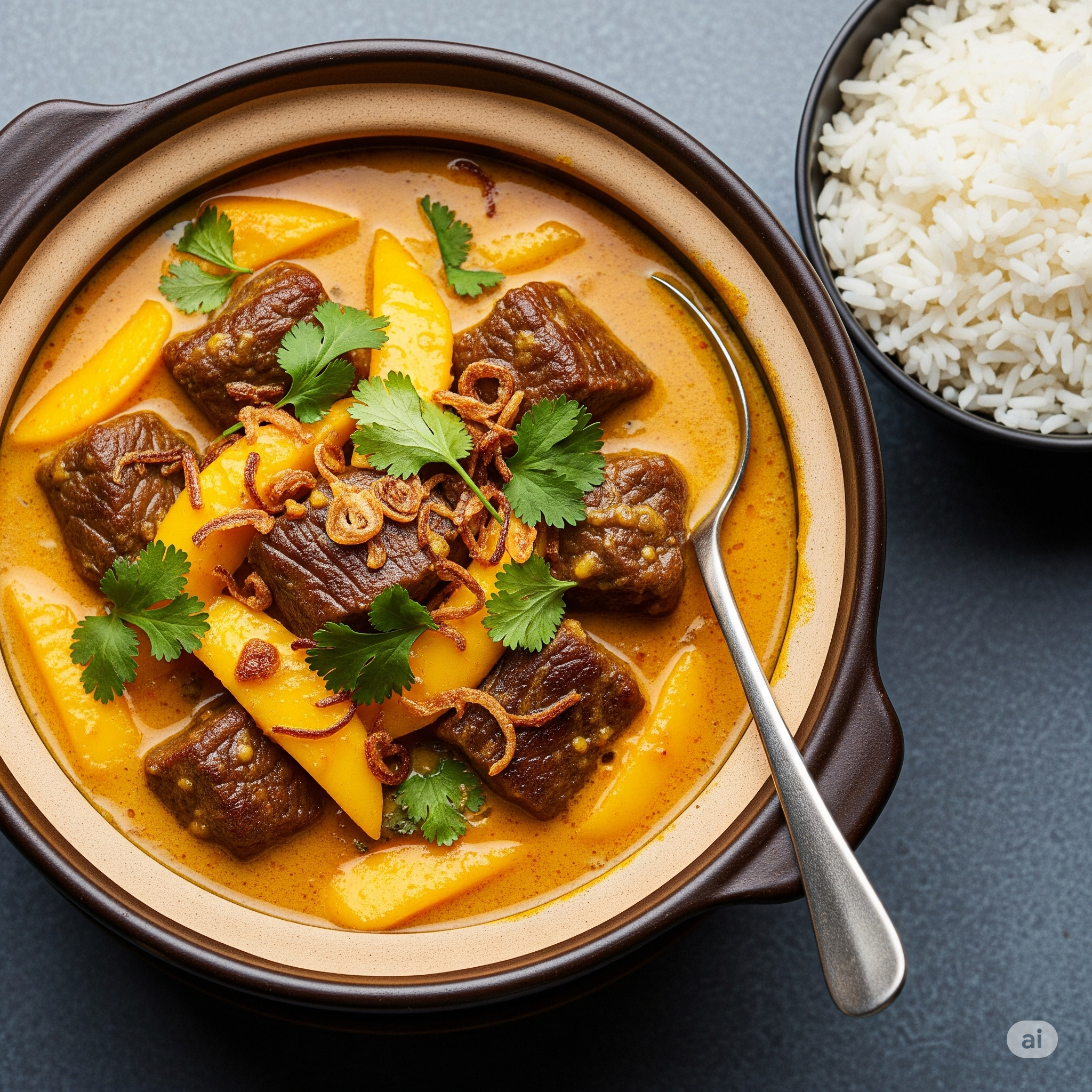 How to Make Mango Thai Massaman Curry at Home.